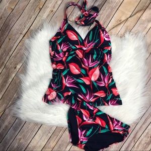 Tommy Bahama Tankini bikini set sz small